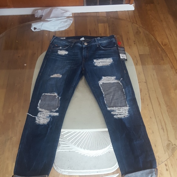 True Religion Denim - True religion boyfriend cut destroyed jeans